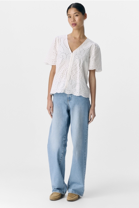 Object objbitten s/s re v-neck top div